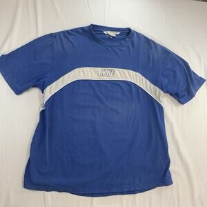 Vintage Nike Grey Tag Men’s Size XL Nike Swoosh Blue T Shirt